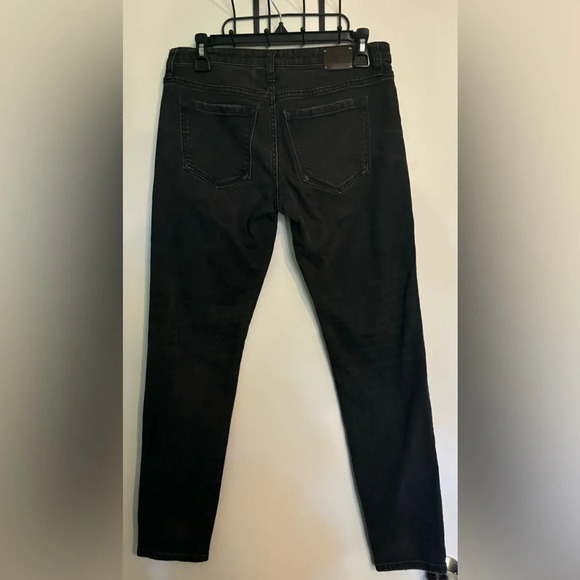 Banana‎ Republic Womens Sz 28 Light Black Skinny Jeans Slight distressing in pic - Picture 3 of 10